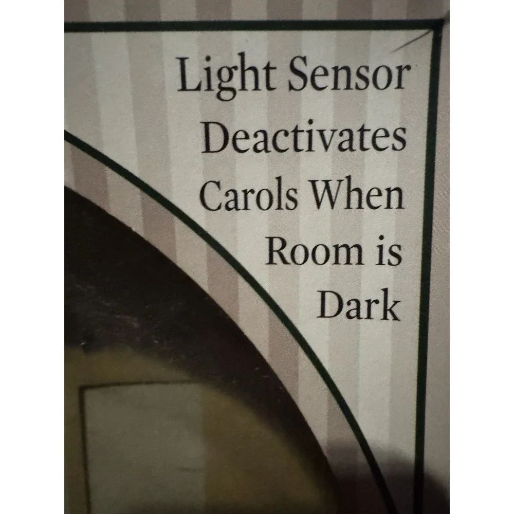 Christmas Carol Wall Clock Mark Feldstein Musical with Box‎ Chimes Hourly Works
